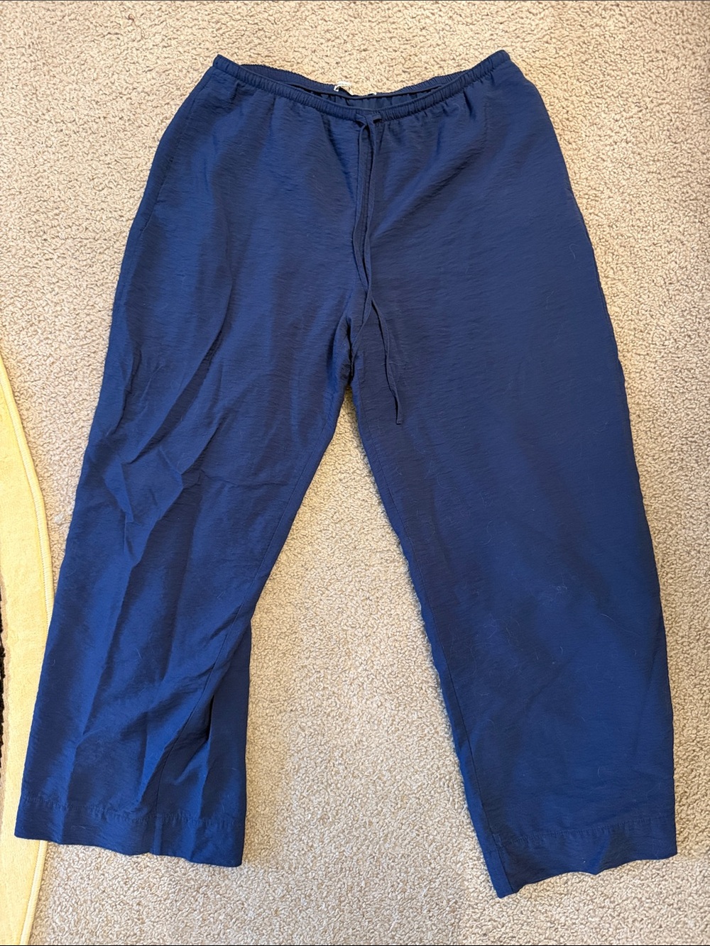 Abercrombie & Fitch Deep Blue Wide Leg Pants